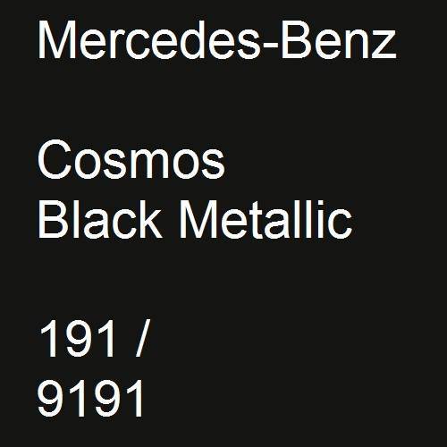 Mercedes-Benz, Cosmos Black Metallic, 191 / 9191.